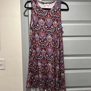 Sleeveless cotton dress